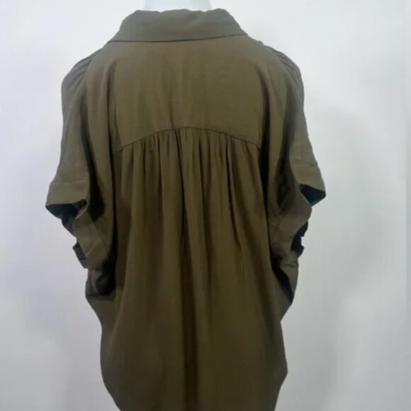 Madewell Central Drapey Olive Green Size XL - Picture 1 of 4